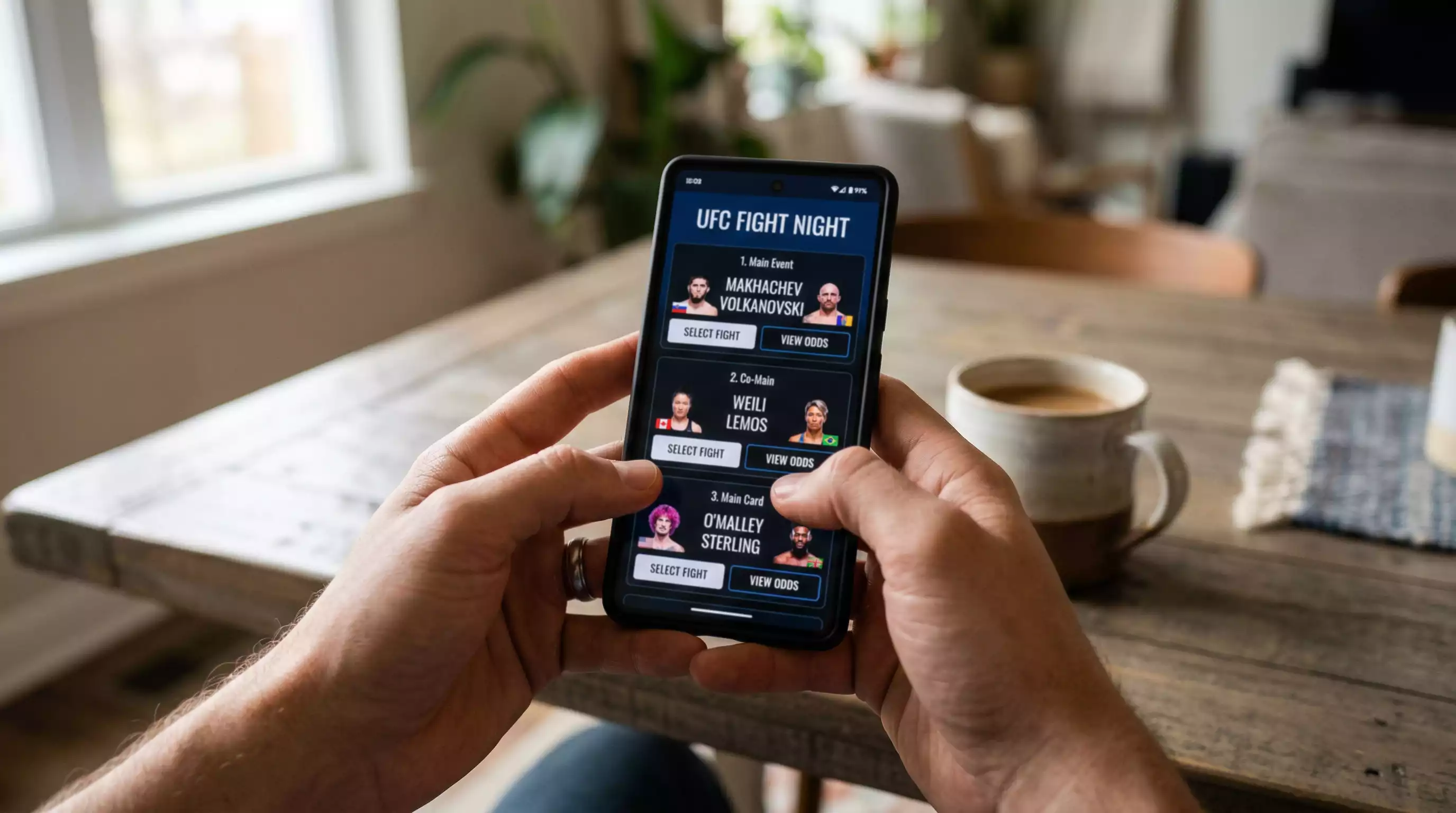 Diferentes tipos de apuestas disponibles en combates de UFC